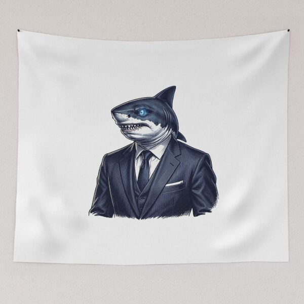 Item preview, Shark face and male human body designed and sold by The best online style shop.