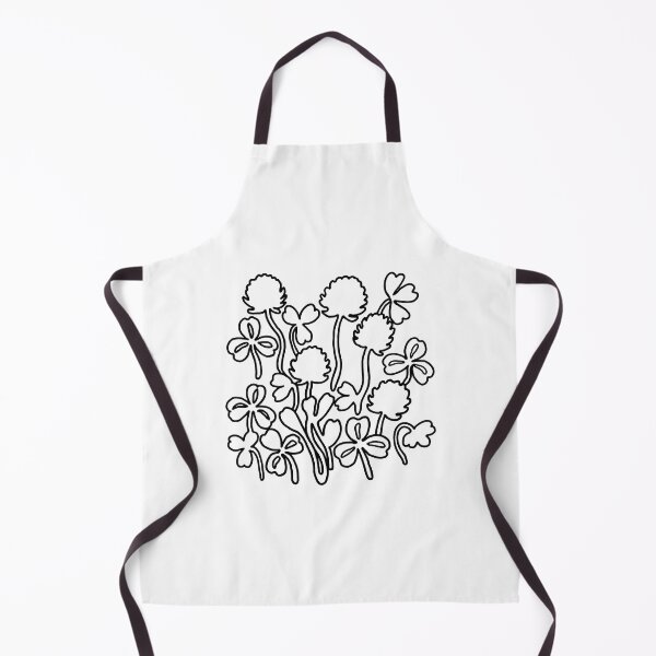 Item preview, Whimsical Clover Flowers | Bold Minimal Botanical Line Art designed and sold by IwonaKpn.