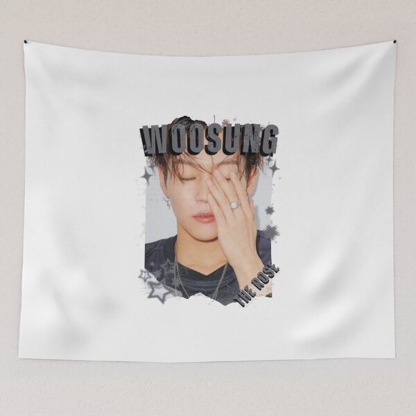 Item preview, The rosee Kim Woosung Rock HipHop Band Kpop Boy group digital art korean pop art designed and sold by AJUNICE STUDIO.