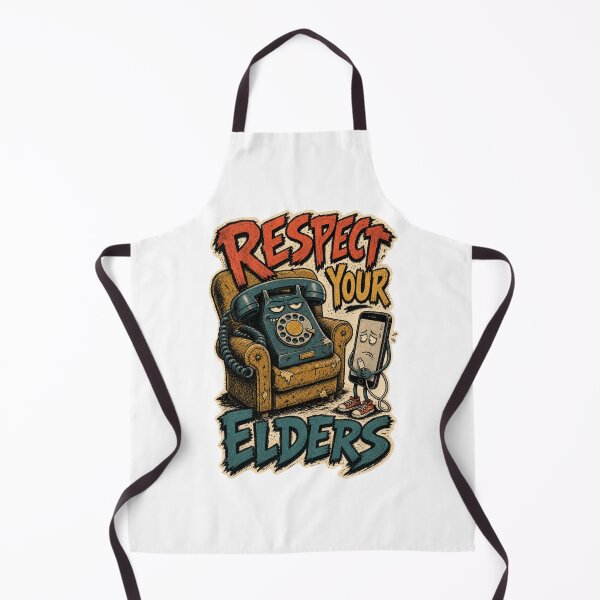 Item preview, Respect Your Elders Funny Rotary Phone Analog Tech Humor designed and sold by Print Loft.