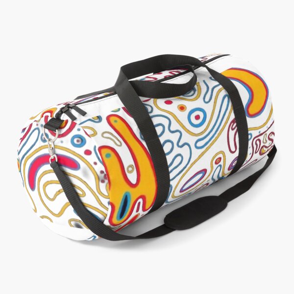 Item preview, Psychedelic Neon Pattern - Fluorescent Abstract Art and Organic Shapes designed and sold by RAYBIL.