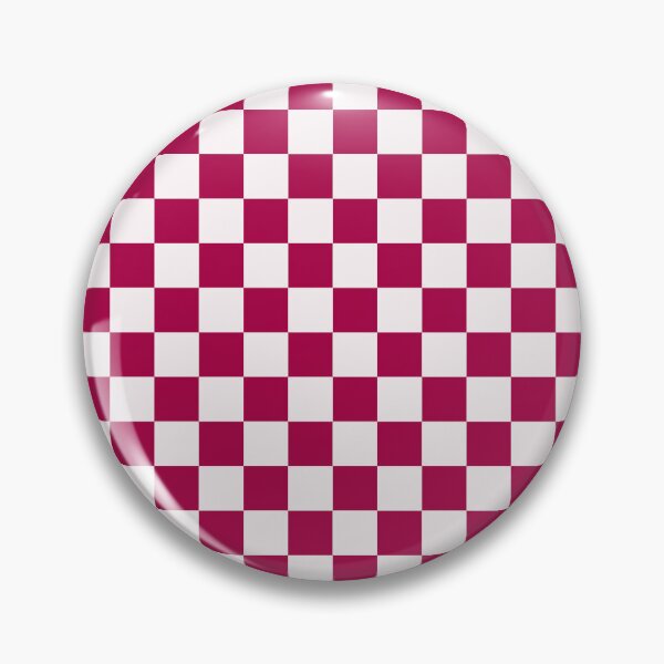 Item preview, Deep Red and White Chequered Pattern designed and sold by Jeallan Designs.
