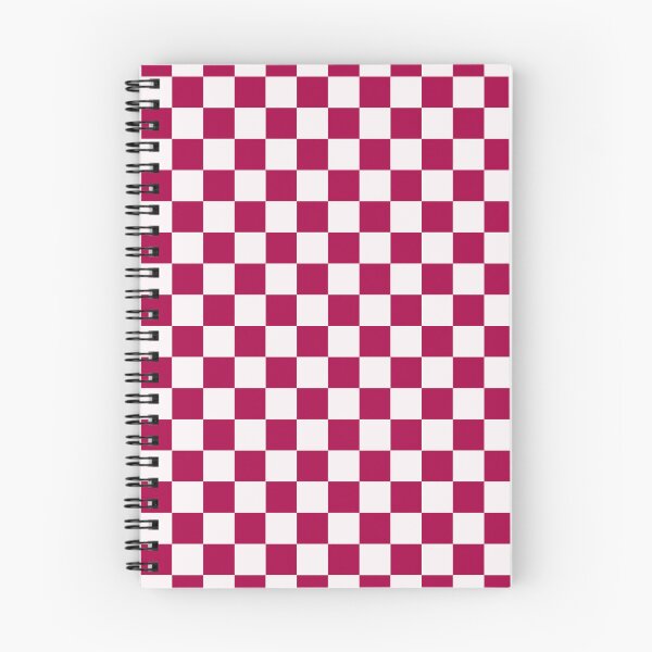 Item preview, Deep Red and White Chequered Pattern designed and sold by Jeallan Designs.