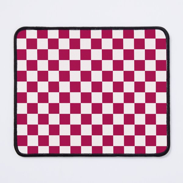 Item preview, Deep Red and White Chequered Pattern designed and sold by Jeallan Designs.