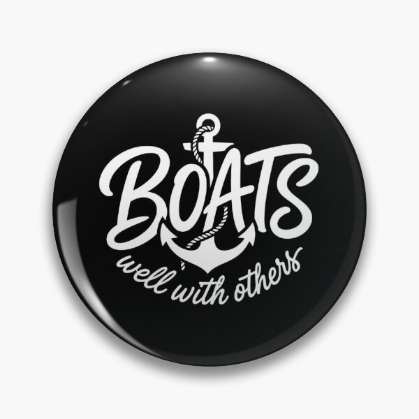 Item preview, Boats Well With Others Funny Anchor Nautical designed and sold by SiarheiYur.