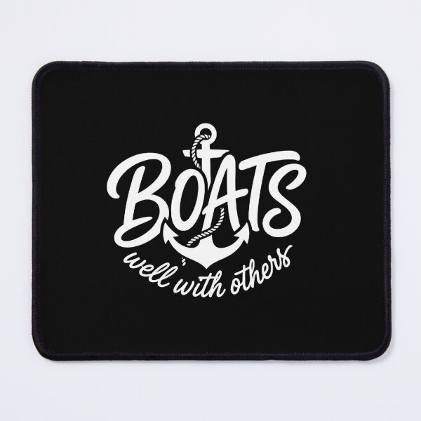 Item preview, Boats Well With Others Funny Anchor Nautical designed and sold by SiarheiYur.