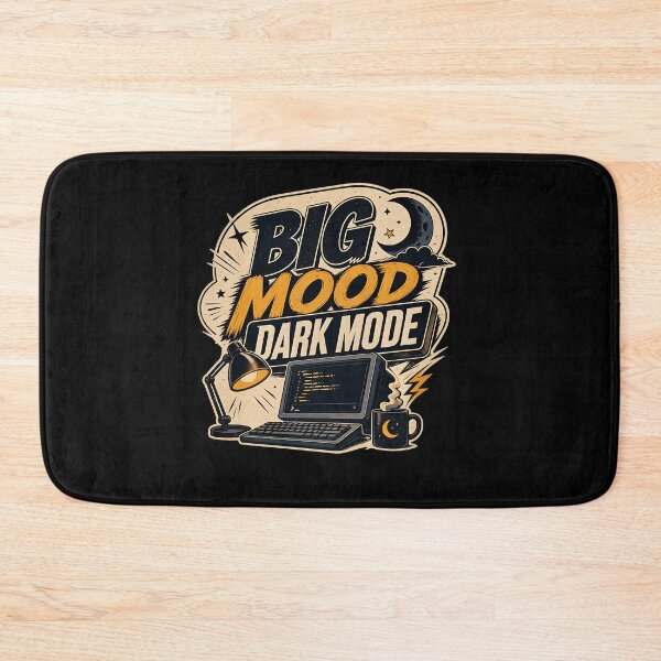 Item preview, Big Mood Dark Mode designed and sold by FreshPixelArt.