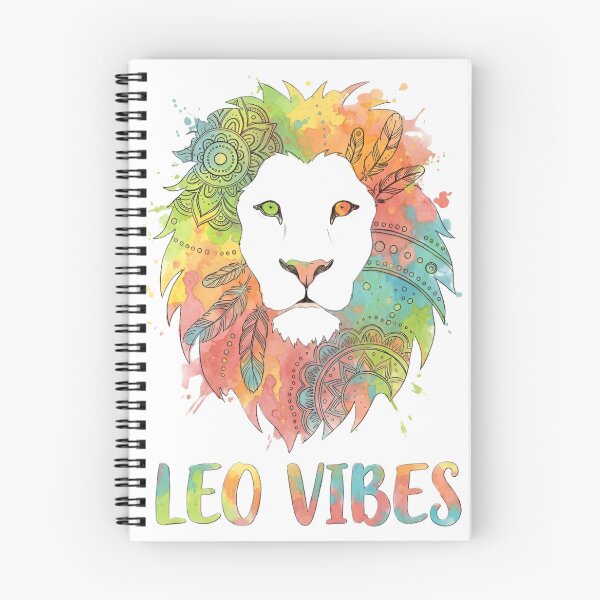 Item preview, Leo Vibes Pen & Watercolor Lion designed and sold by Debbie Schulte.