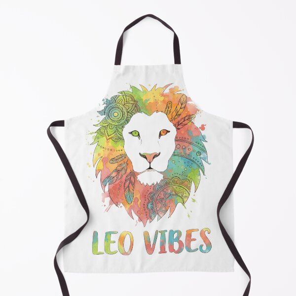 Item preview, Leo Vibes Pen & Watercolor Lion designed and sold by Debbie Schulte.