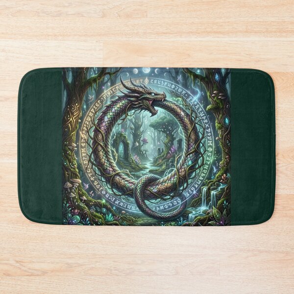Artikelvorschau, Ouroboros – Antiker Drache – Schlangenkunst entworfen und verkauft von Sybille-Yates.