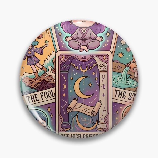 Item preview, Whimsical Boho Celestial Tarot Wall Art | Moon & Stars Meditation Print | Cosmic Mystic Nursery Decor | Dreamy Spiritual Illustration designed and sold by ChloeDesigns401.