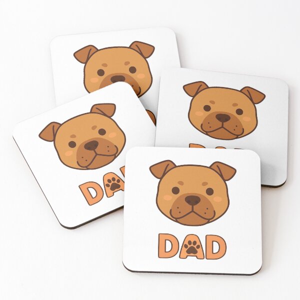 Item preview, Staffordshire Bull Terrier Dad designed and sold by City0fDreams.