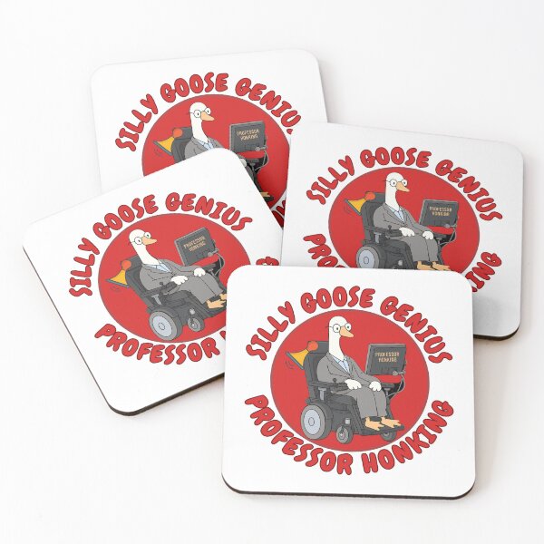 Item preview, Silly Goose Genius – Professor Honking Funny Math Goose Meme designed and sold by BritishDelights.