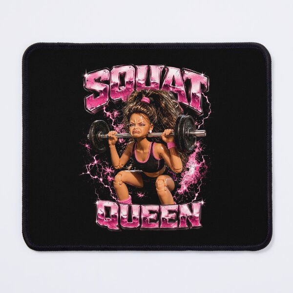Item preview, Squat Queen Funny Fashion Doll Heavy Barbell Weightlifting designed and sold by Vermanartist.