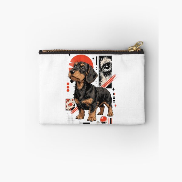 Item preview, Scruffy Dachshund Urban Kawaii Dog Art designed and sold by AntiqueImages.