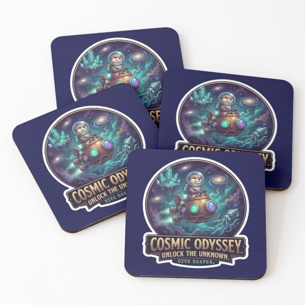 Item preview, Cosmic Odyssey – Otter Space Adventure Art designed and sold by Dogandesighn.
