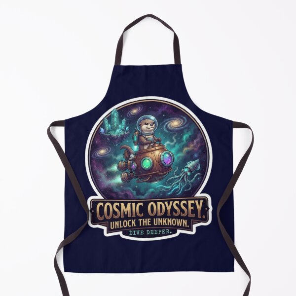 Item preview, Cosmic Odyssey – Otter Space Adventure Art designed and sold by Dogandesighn.