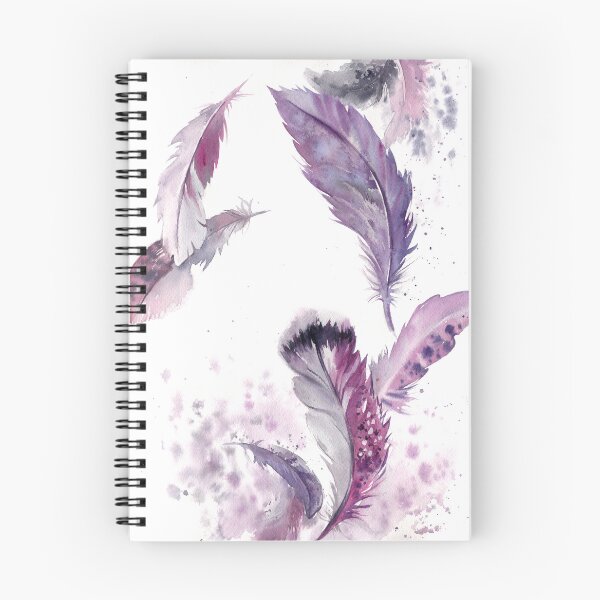 Item preview, Purple feathers designed and sold by CanotStop.