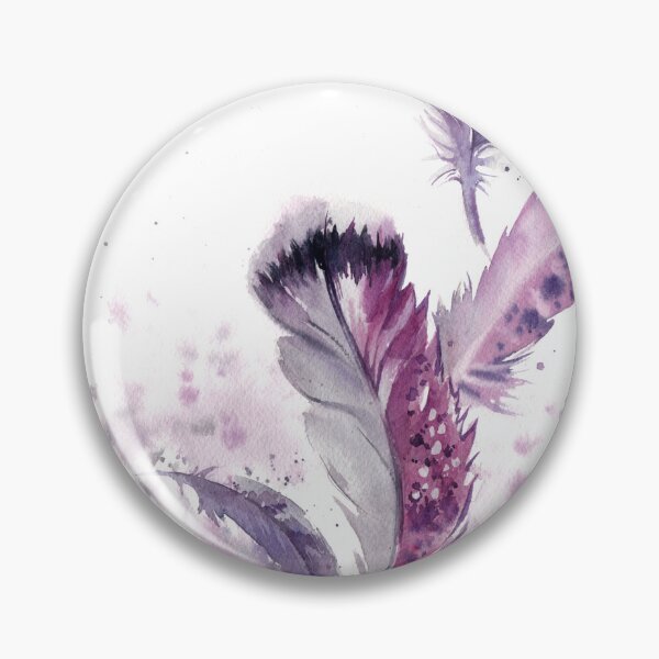 Item preview, Purple feathers designed and sold by CanotStop.
