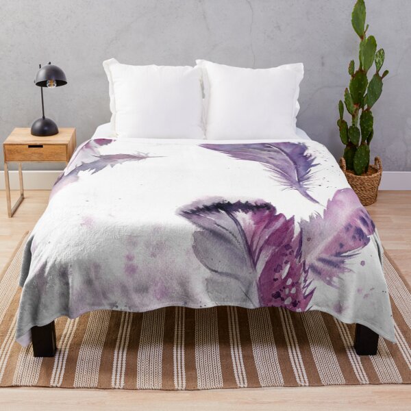 Item preview, Purple feathers designed and sold by CanotStop.