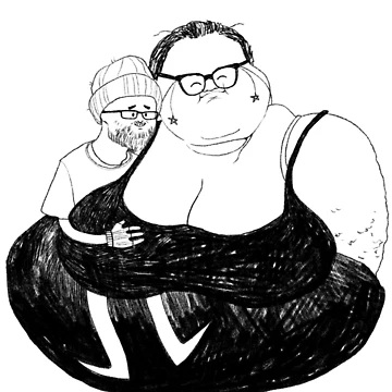 Artwork thumbnail, Tiny Remy, big Roz by abirdwatching