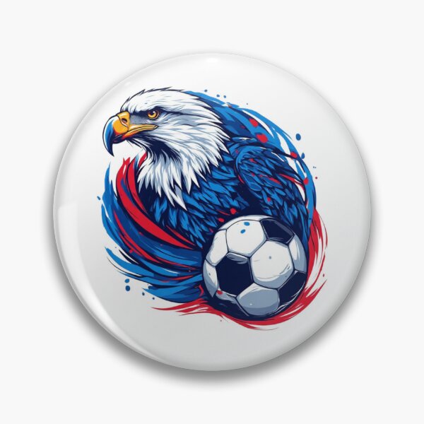 Item preview, Majestic Patriotic Soccer Eagle designed and sold by thepixelcloset.