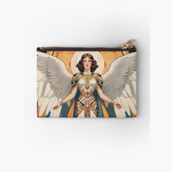 Item preview, Art Deco Archangel Vintage Divine Fantasy Art designed and sold by GenesisArtis.