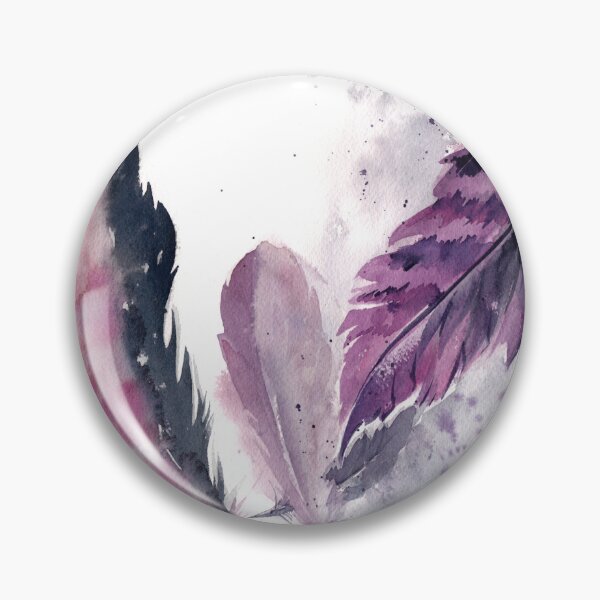 Item preview, Purple feathers designed and sold by CanotStop.