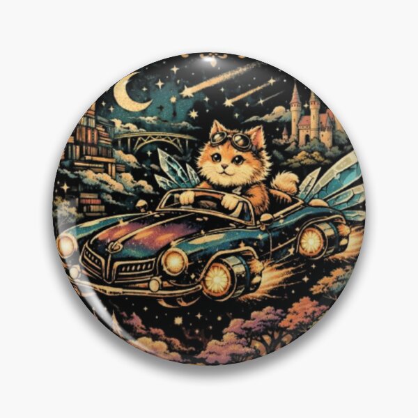 Item preview, Majestic Cat – Regal Staircase Fantasy Art Print designed and sold by Dogandesighn.