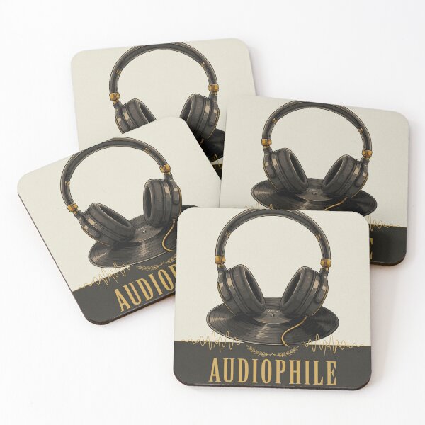 Item preview, Audiophile – Vintage Headphones Vinyl Pure Sound Design designed and sold by Midnight Veil Designs.