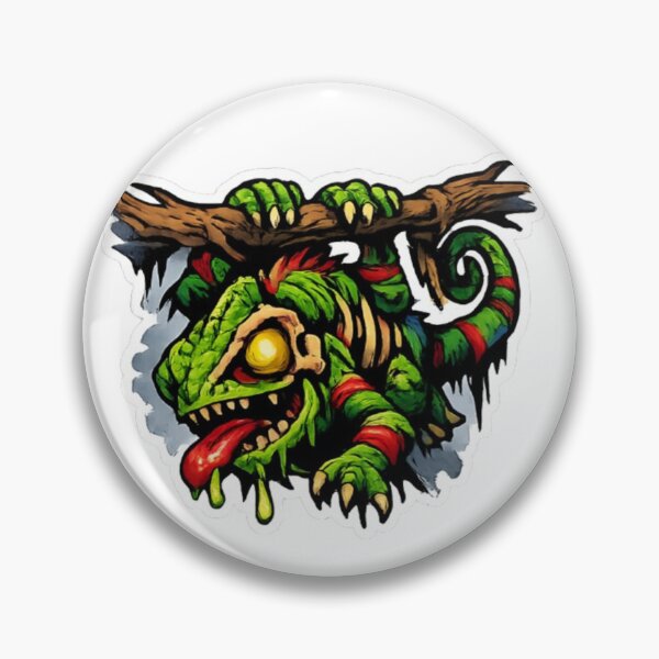 Item preview, Zombie chameleon branch designed and sold by Couldbebettah.