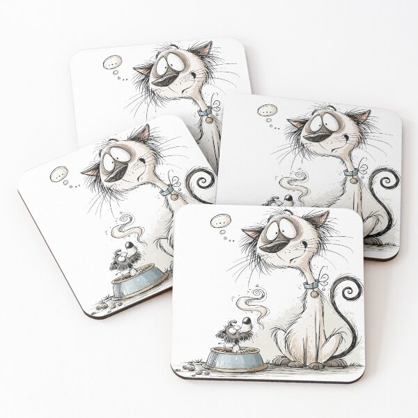 Item preview, Funny Siamese Cat  designed and sold by Creative Nook.
