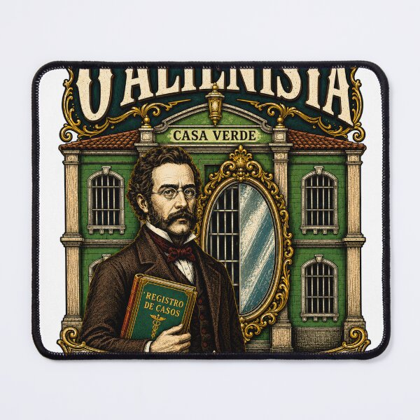 Item preview, O Alienista – Machado de Assis’ Satirical Asylum designed and sold by Past in Threads.