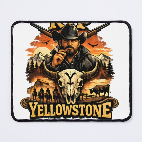 Item preview, RIP Yellowstone Cowboy Skull Western Vintage Ranch Graphic designed and sold by CatLovers Studio.