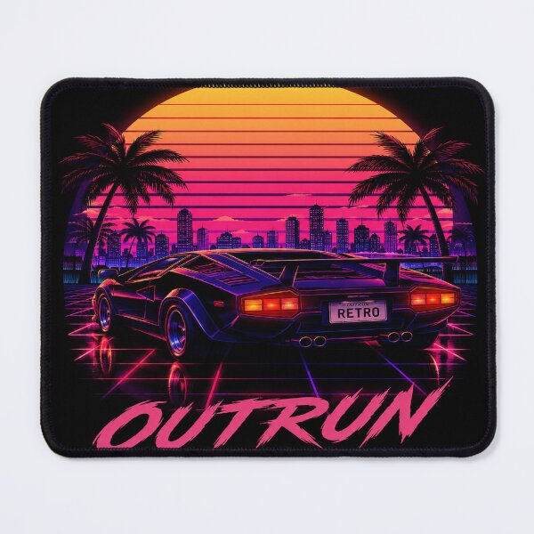 Item preview, Outrun Night Drive – Retro Synthwave Sunset Sports Car Vaporwave Aesthetic designed and sold by RetroPlus.