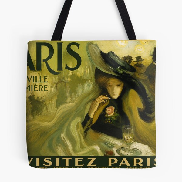 Item preview, Paris Travel Poster Vintage Café Wall Art for France Lovers designed and sold by RickE.