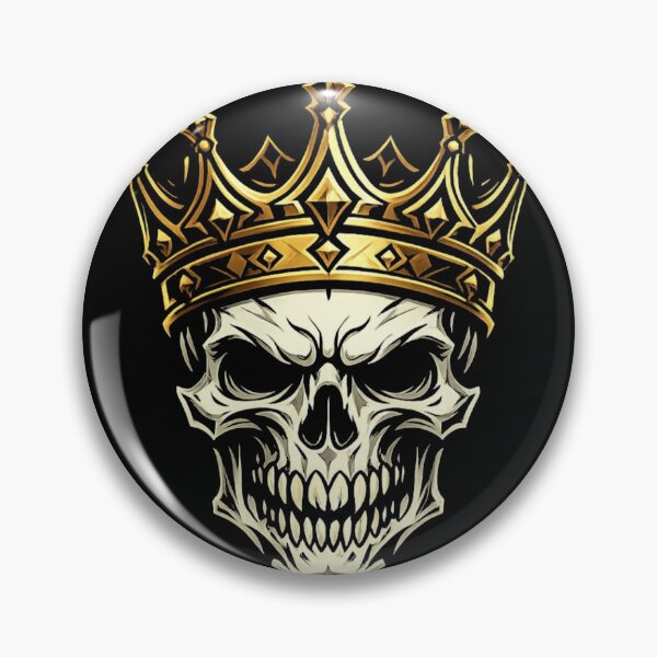 Item preview, Epic Golden Crown Royal Skull King designed and sold by Munib320.