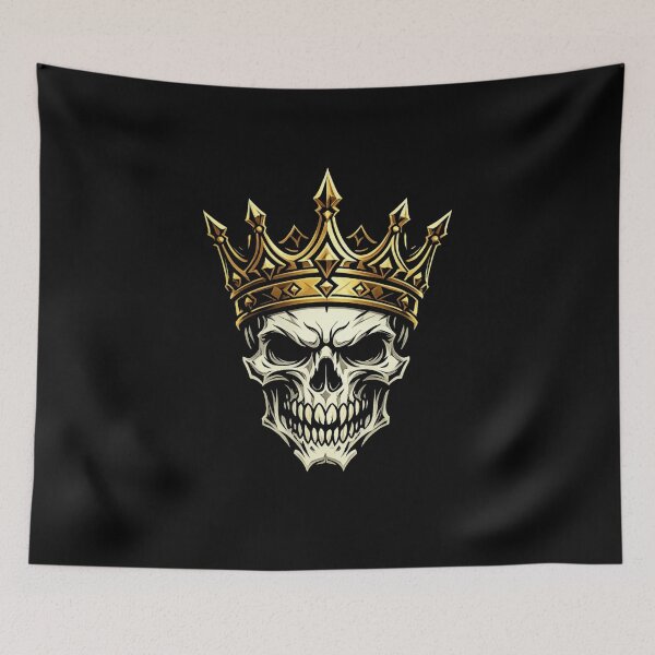 Item preview, Epic Golden Crown Royal Skull King designed and sold by Munib320.