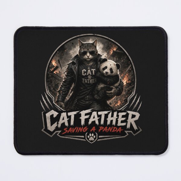 Item preview, panda/cat father designed and sold by @jon.