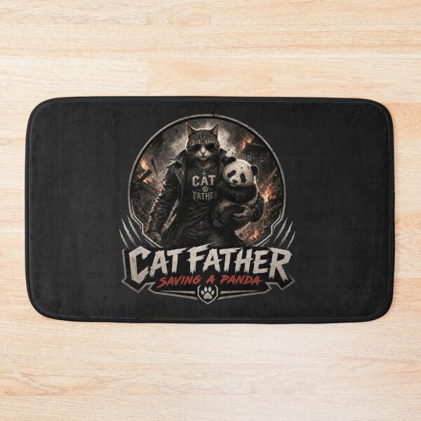 Item preview, panda/cat father designed and sold by @jon.