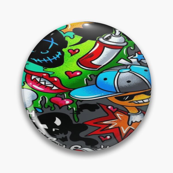 Item preview, Explosion of Street Art - Urban Graffiti, Smiley Faces, Boomboxes and Colorful Doodles designed and sold by RAYBIL.