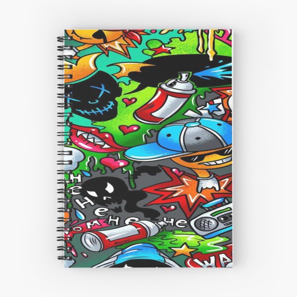 Item preview, Explosion of Street Art - Urban Graffiti, Smiley Faces, Boomboxes and Colorful Doodles designed and sold by RAYBIL.