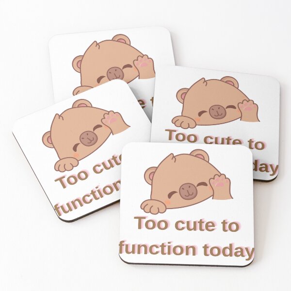 Item preview, Cute Teddy Bear Too Cute To Function Today" designed and sold by TheFrameVault.