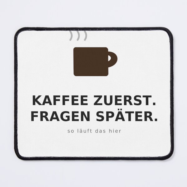 Item preview, Coffee first, questions later. designed and sold by ItzEphe.
