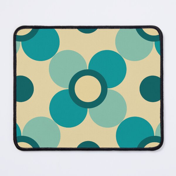 Item preview, Simple vintage teal flowers E9 designed and sold by StefanStudioArt.