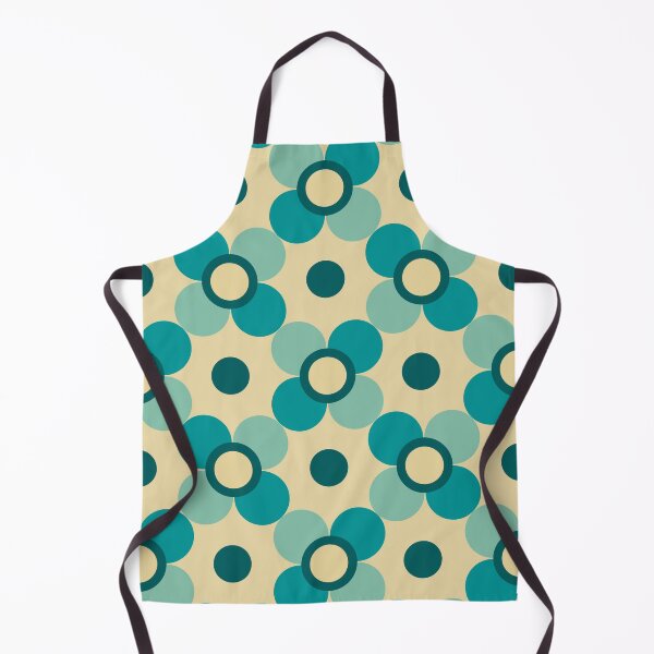 Item preview, Simple vintage teal flowers E9 designed and sold by StefanStudioArt.
