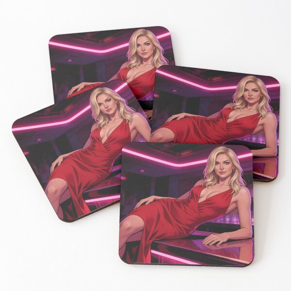 Item preview, Becky in a Red Dress designed and sold by Pretty Girl Club.