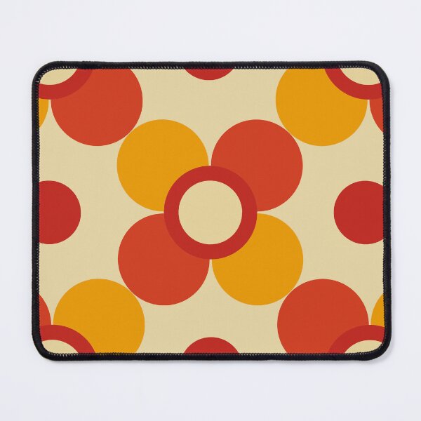 Item preview, Simple vintage orange and yellow flowers E9 designed and sold by StefanStudioArt.