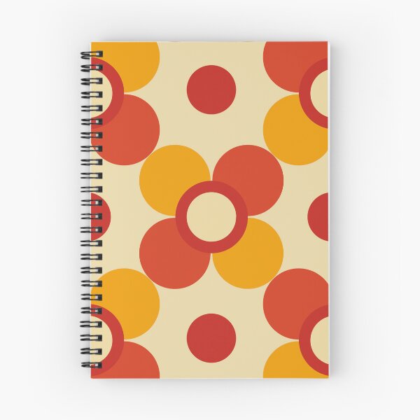 Item preview, Simple vintage orange and yellow flowers E9 designed and sold by StefanStudioArt.