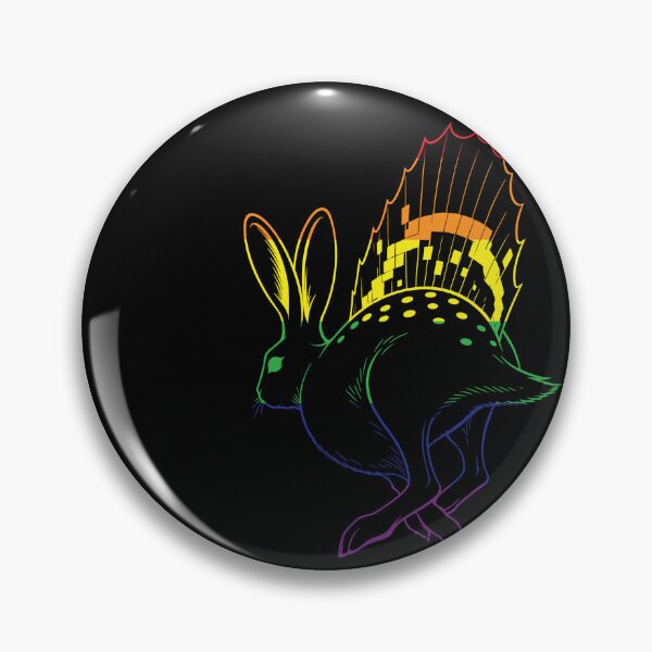 Item preview, Be Cunning And Full Of Tricks | EVOLVE | Dimetrodon El-Ahrairah (Pride Flag) designed and sold by ScientiaAcLabor.